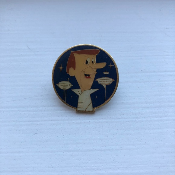 Vintage enamel George Jetson collectible lapel pin - Picture 5 of 5
